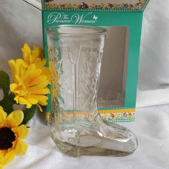 Pioneer woman glass boot Clearance